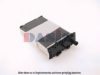 AKS DASIS 249020N Heat Exchanger, interior heating